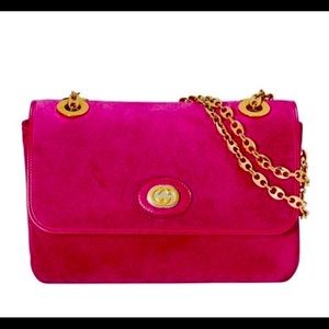 Gucci crossbody marina small fuchsia bag